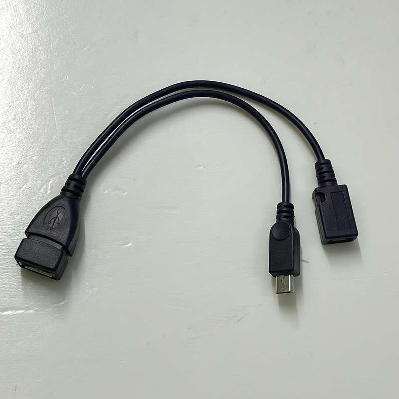 1 Pack OTG Cable USB Port Terminal Adapter for Fire TV 3rd 2nd Gen Fire Stick Samsung Galaxy S I