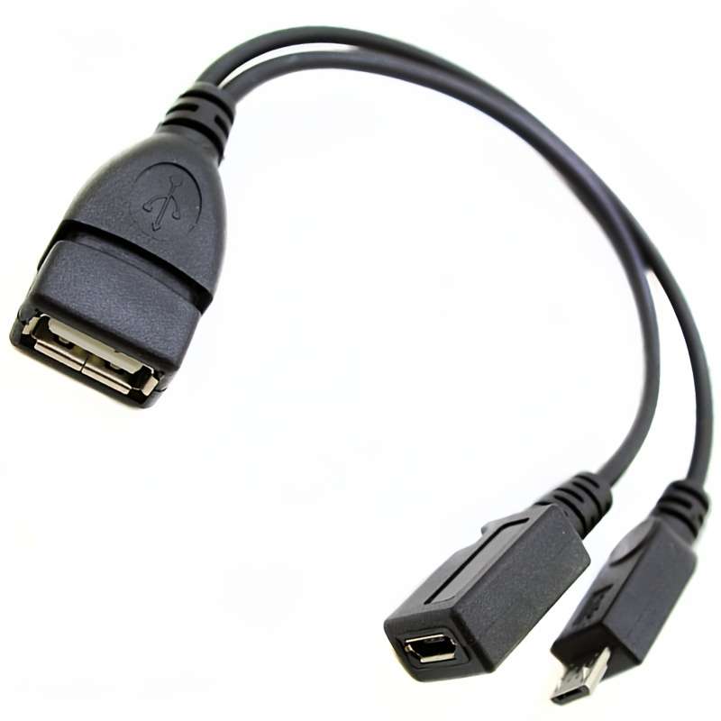 1 Pack OTG Cable USB Port Terminal Adapter for Fire TV 3rd 2nd Gen Fire Stick Samsung Galaxy S I