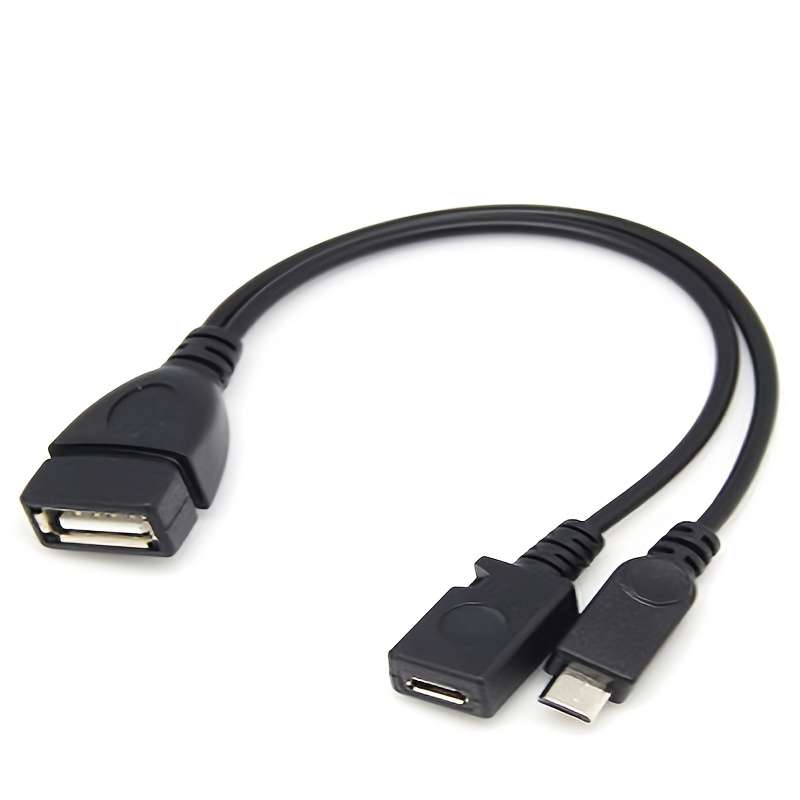 1 Pack OTG Cable USB Port Terminal Adapter for Fire TV 3rd 2nd Gen Fire Stick Samsung Galaxy S I