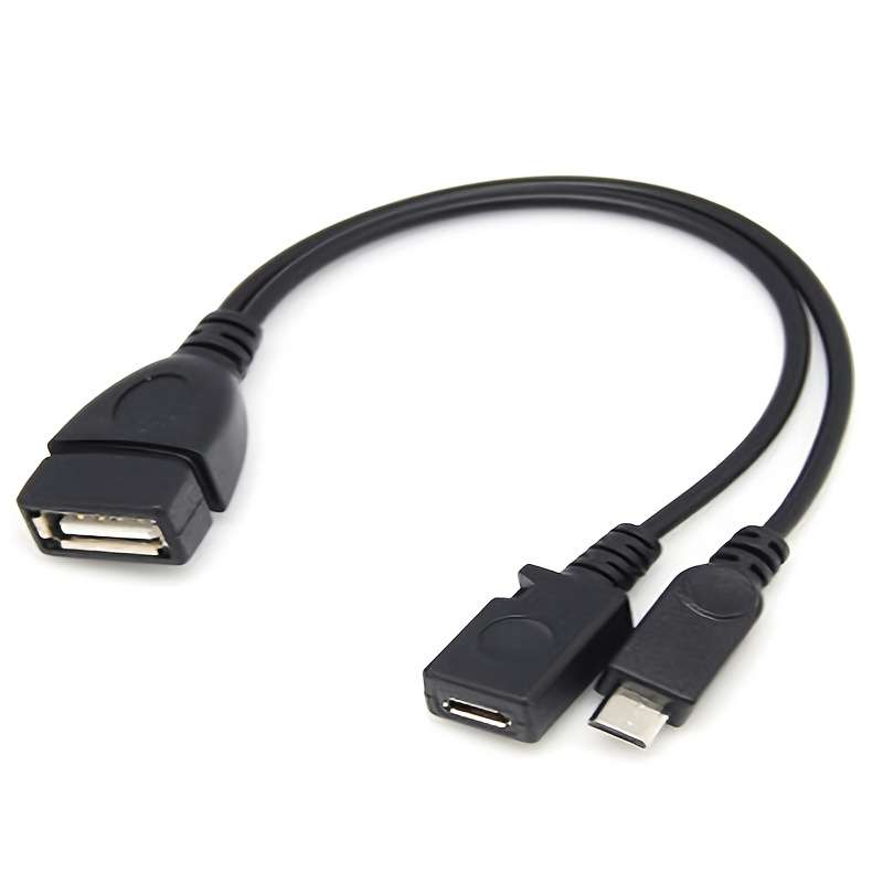 1 Pack OTG Cable USB Port Terminal Adapter for Fire TV 3rd 2nd Gen Fire Stick Samsung Galaxy S I