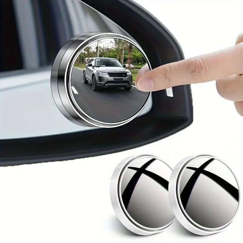 2 360 degree adjustable blind spot mirrors