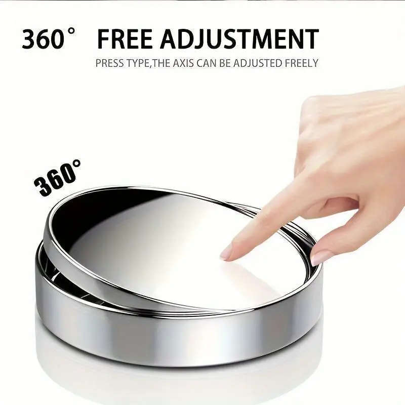 2 360 degree adjustable blind spot mirrors