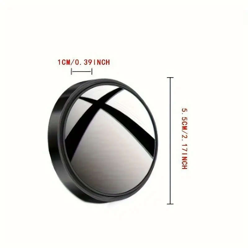 2 360 degree adjustable blind spot mirrors