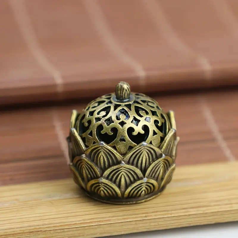 1 piece alloy metal incense holder