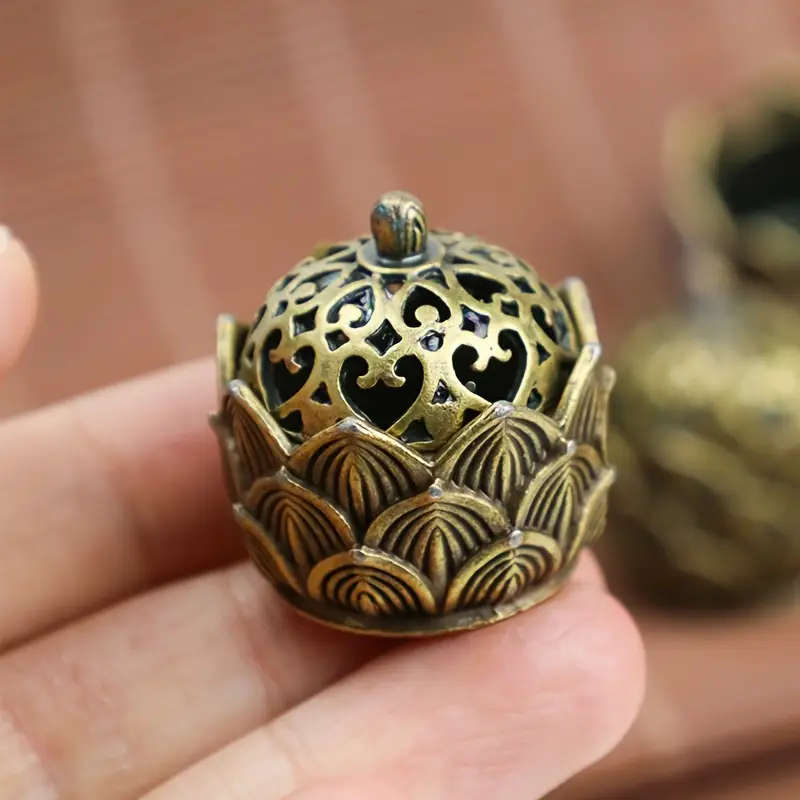 1 piece alloy metal incense holder