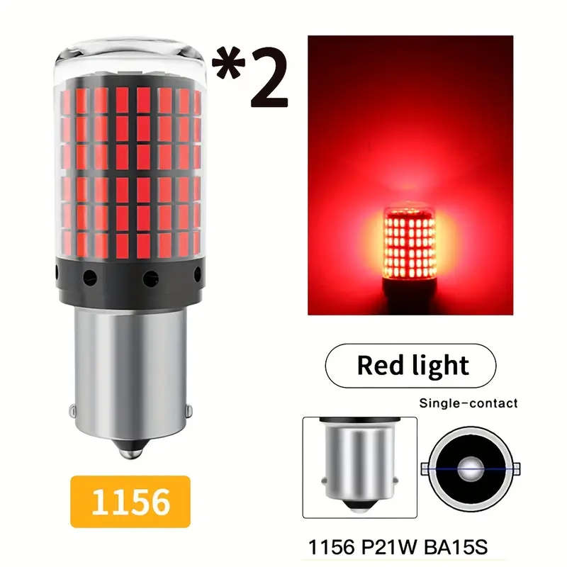 2 LED car bulbs
