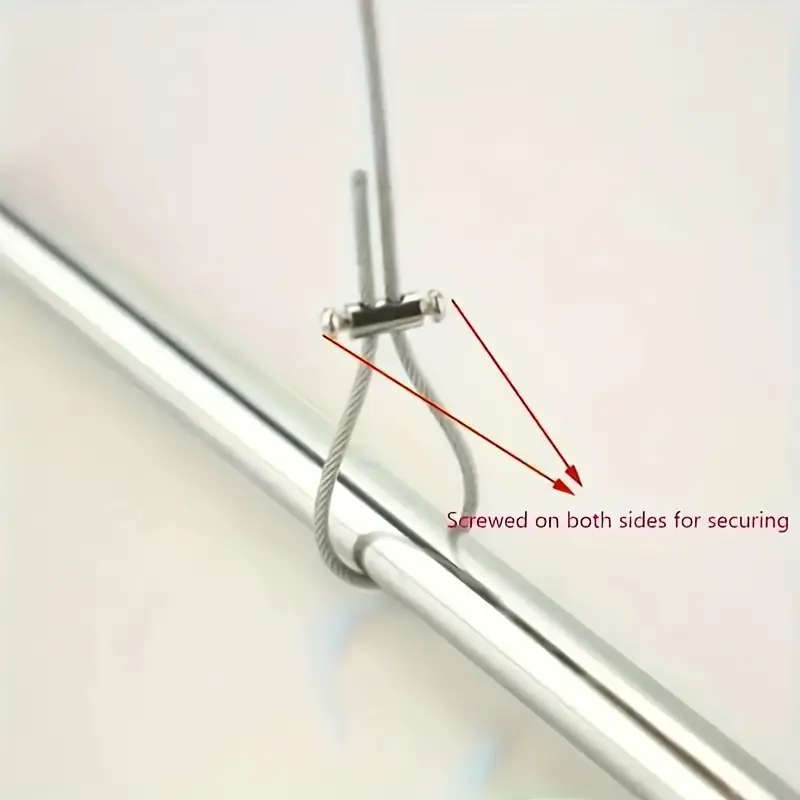 20pcs adjustable upgraded wire rope cable clips