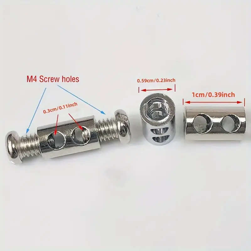 20pcs adjustable upgraded wire rope cable clips