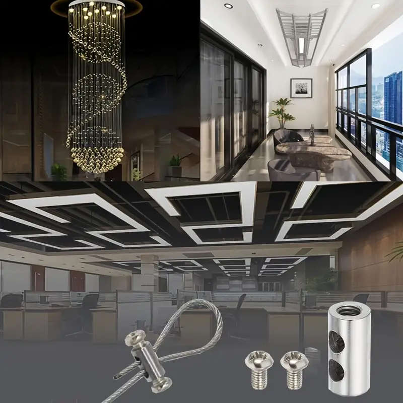 20pcs adjustable upgraded wire rope cable clips