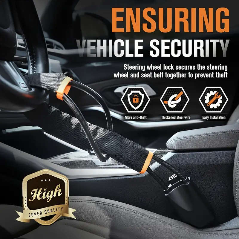Cut-resistant steel anti-theft device