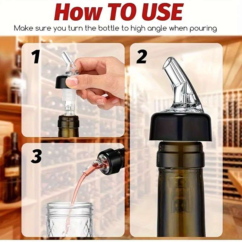 4 automatic wine pourers
