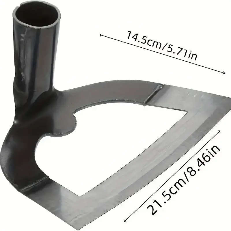 Heavy manganese steel hollow hoe