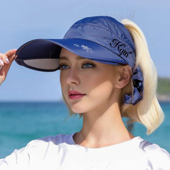 1pcs Women's Adjustable Visor Baseball Cap UPF Sun Protection Breathable Mesh Back Wide Brim
