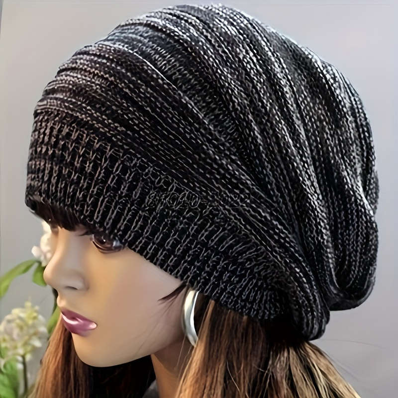 Knitted ski hat