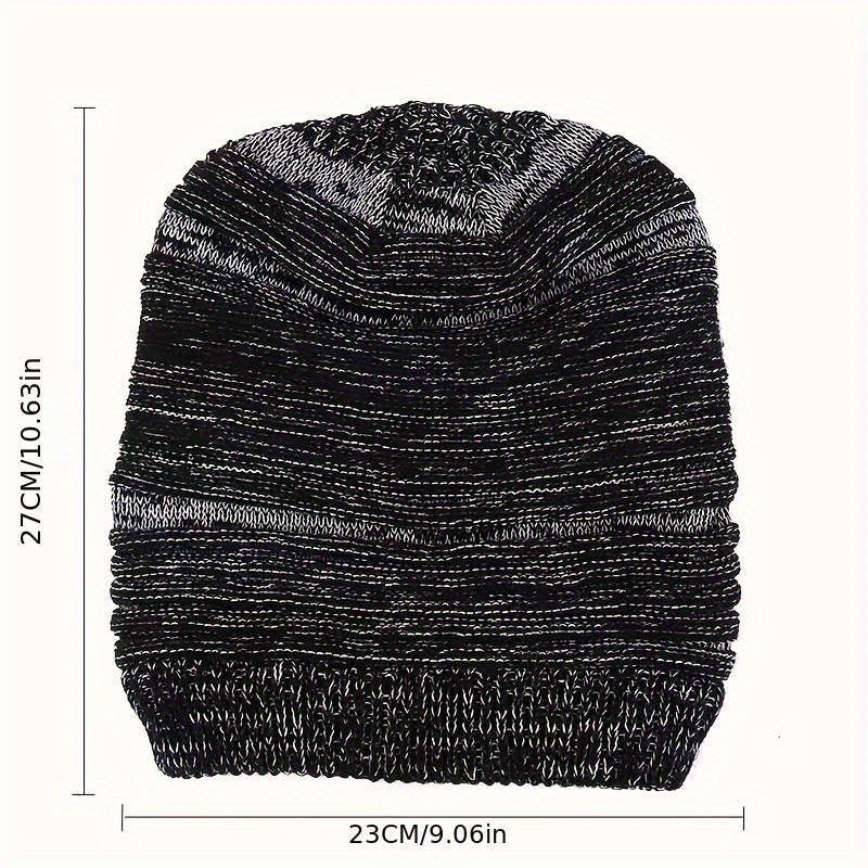 Knitted ski hat