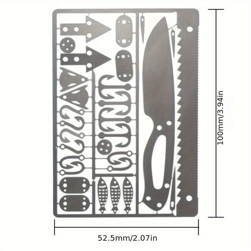 Stainless Steel Multi-Tool Card