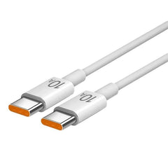 1pcs 120W 10A Dual Type-C Fast Charging Cable 100cm Compatible with iPhone 15 16 Pro MAX Samsung