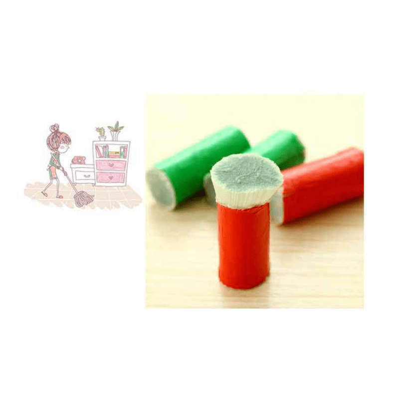 1pc Magic Plastic Pot Rust Removal Cleaning Brush Stick