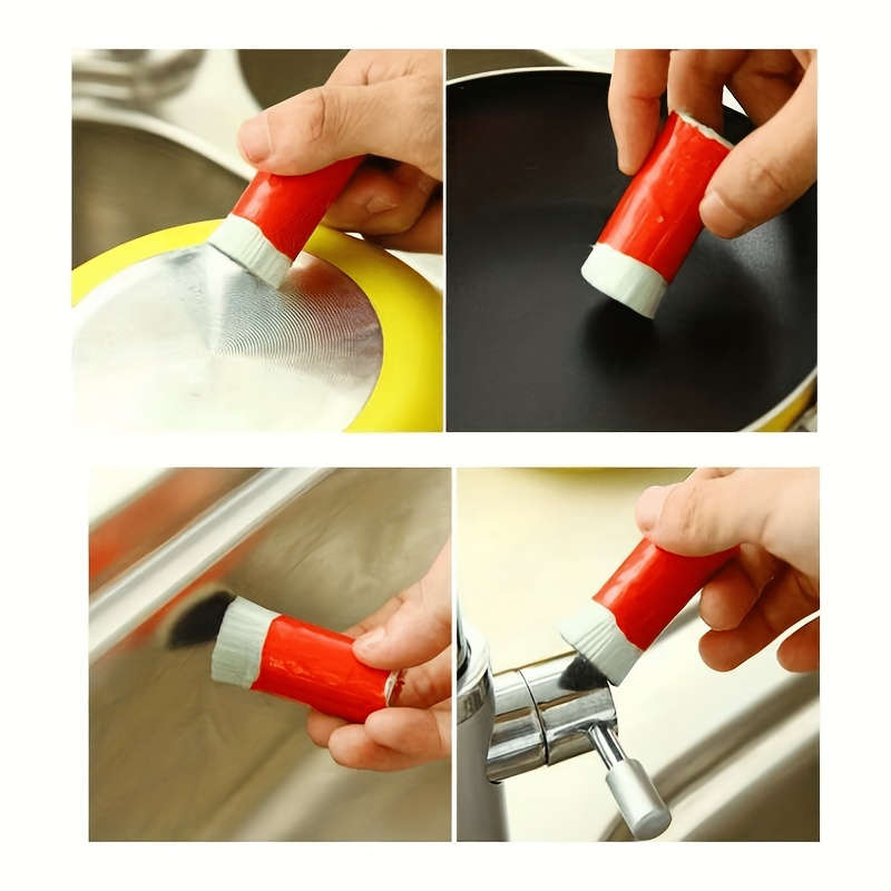 1pc Magic Plastic Pot Rust Removal Cleaning Brush Stick