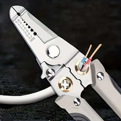Heavy-duty stainless steel pliers and wire strippers