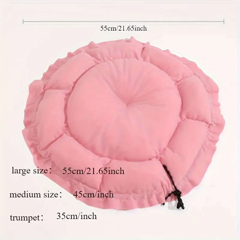 Comfy Pumpkin Themed Pet Bed (Small)