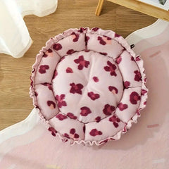 Comfy Pumpkin Themed Pet Bed (Small)