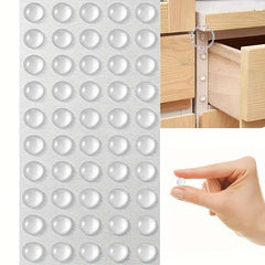100 Self-adhesive Rubber Door Stoppers