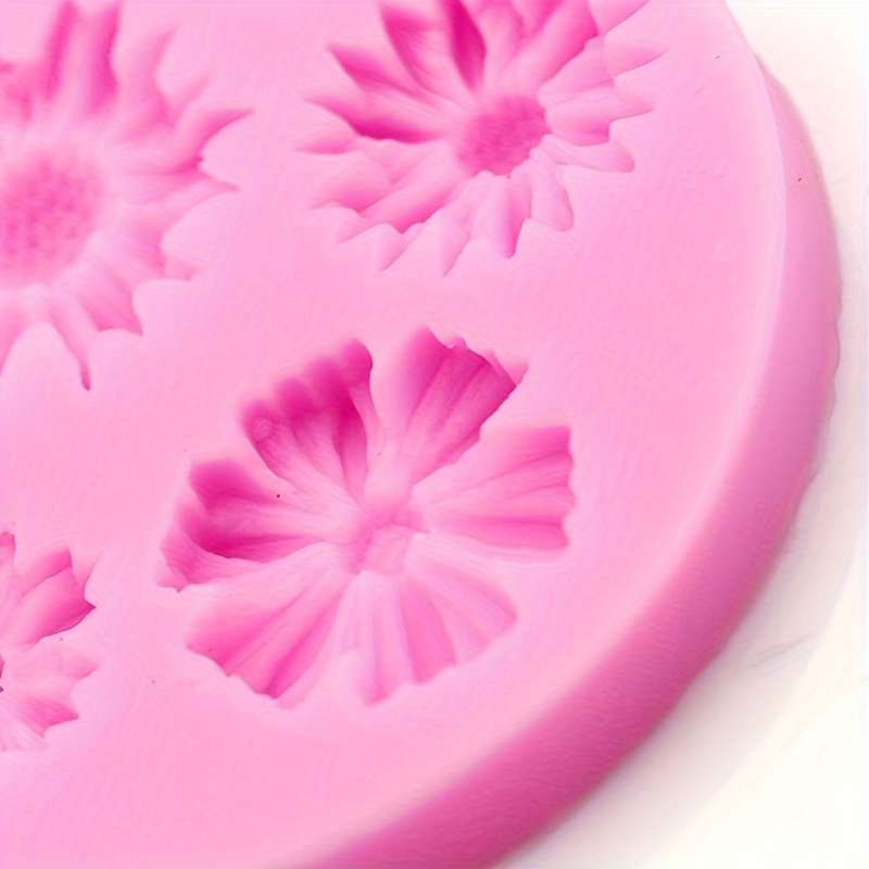 1 x 3D flower silicone mold