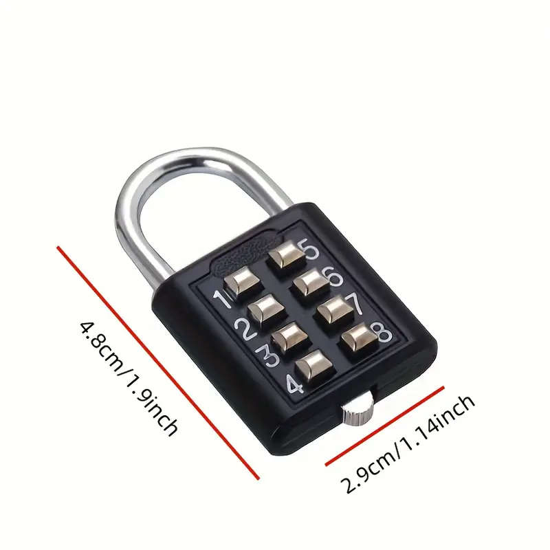 1pc Combination Padlock Rotary Dial Security Code Lock for Luggage Drawer Bicycle C