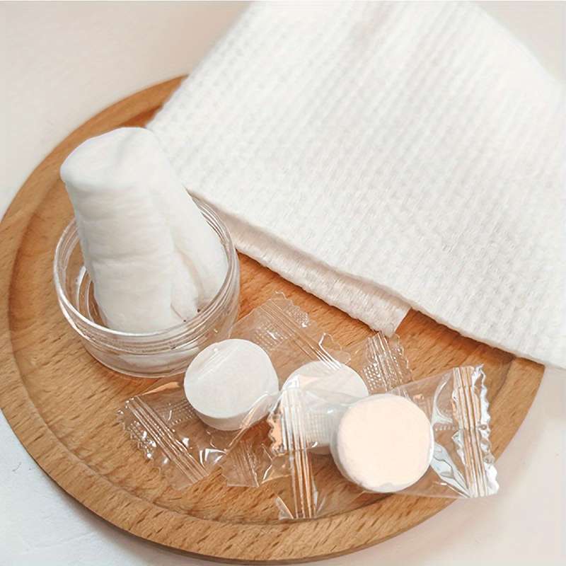 50 pieces of compressed towel portable disposable mini compressed coin paper towel toilet paper