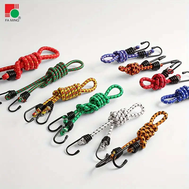 5 working days Elastic tie down rope (double hook)