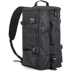 4.6 Gallon Black Multi-Compartment Fishing Backpack