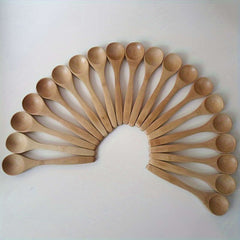Set of 6 bamboo spoons