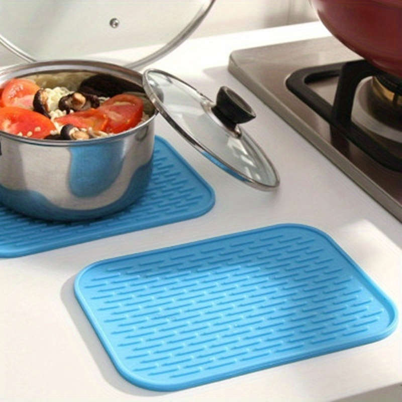 Silicone pot holder heat-resistant tripod