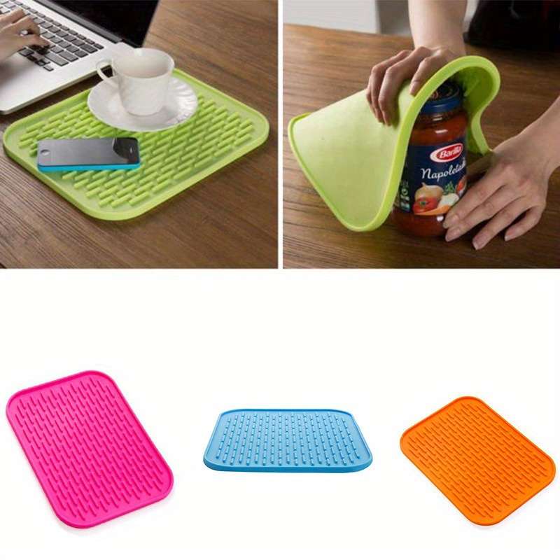 Silicone pot holder heat-resistant tripod
