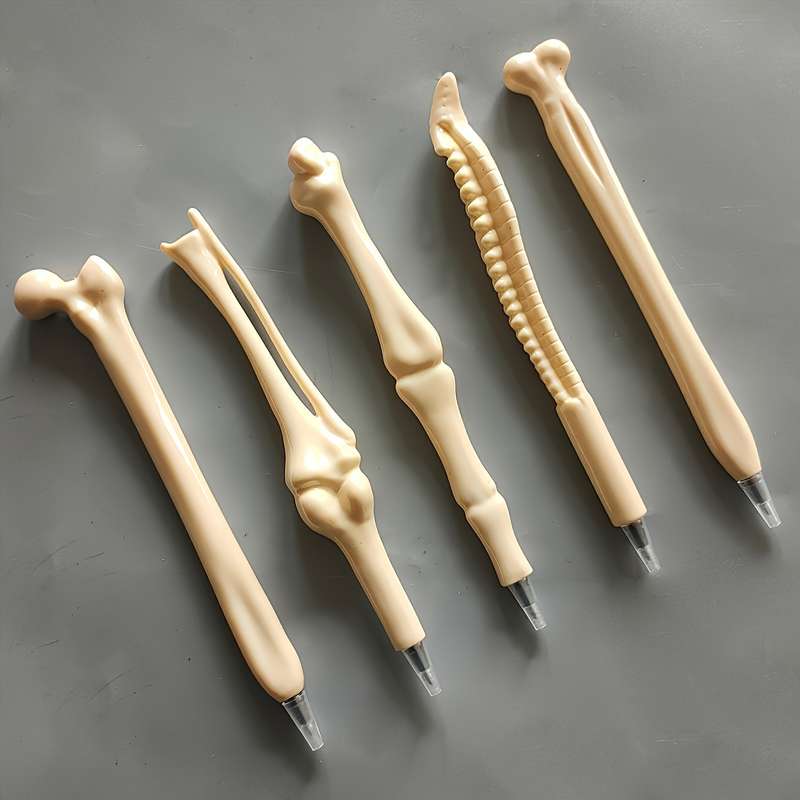 5-pack bone-shaped ballpoint pens