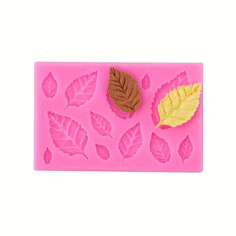 1 x Silicone Leaf Shape Cake Decoration Mold
