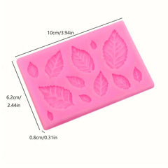 1 x Silicone Leaf Shape Cake Decoration Mold