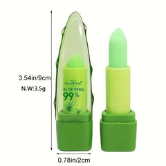Aloe vera lip balm, magic temperature-changing lipstick