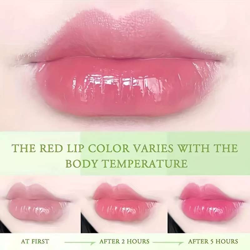 Aloe vera lip balm, magic temperature-changing lipstick