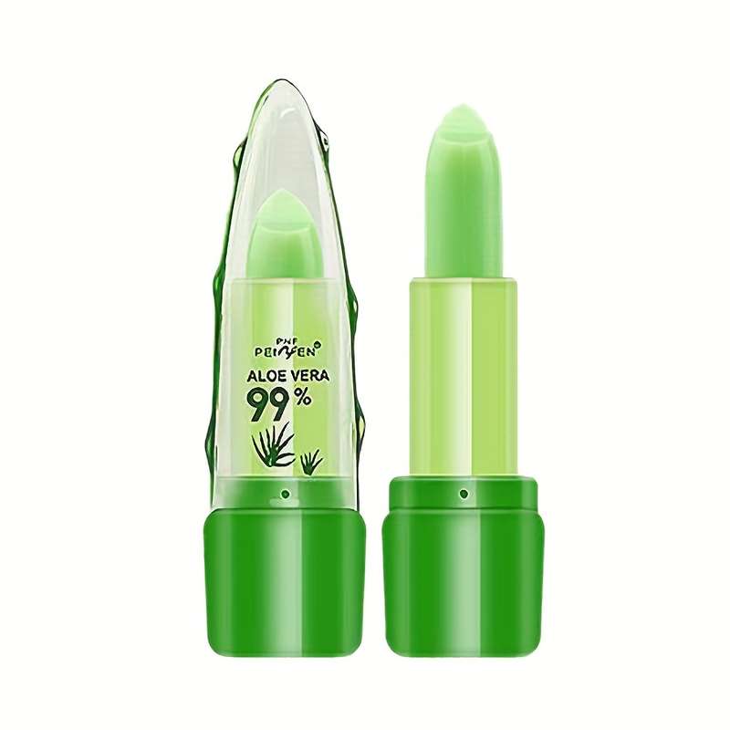Aloe vera lip balm, magic temperature-changing lipstick