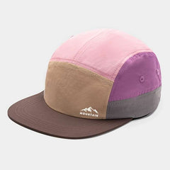 1 x Comfortable Breathable 5-Panel Hiking Trail Running Cap Printed Pattern Baseball Cap