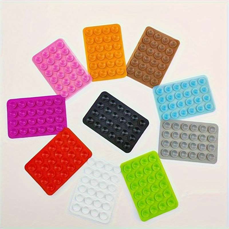 1 x Premium Silicone Suction Cup Phone Holder - Strong Single-Sided Adhesion for iPhone and