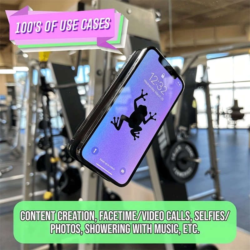 1 x Premium Silicone Suction Cup Phone Holder - Strong Single-Sided Adhesion for iPhone and