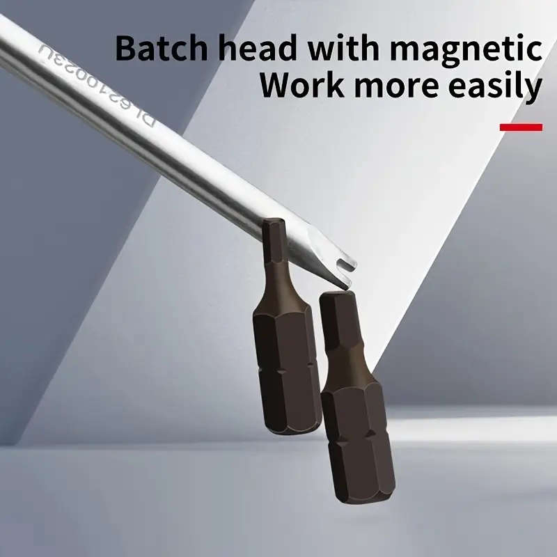 12/33-Piece 1/4" Mini Ratchet Offset Screwdriver Bit Set - A variety of hex, Phillips, slotted, and Torx bits make repairs a breeze!