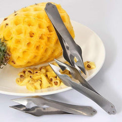 Pineapple eye peeler kitchen stainless steel seed remover cutting clip practical