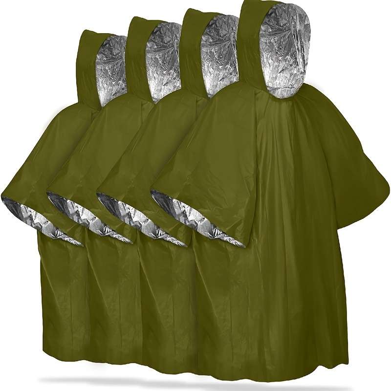 Emergency survival raincoat