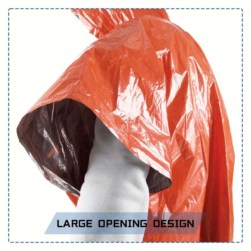 Emergency survival raincoat