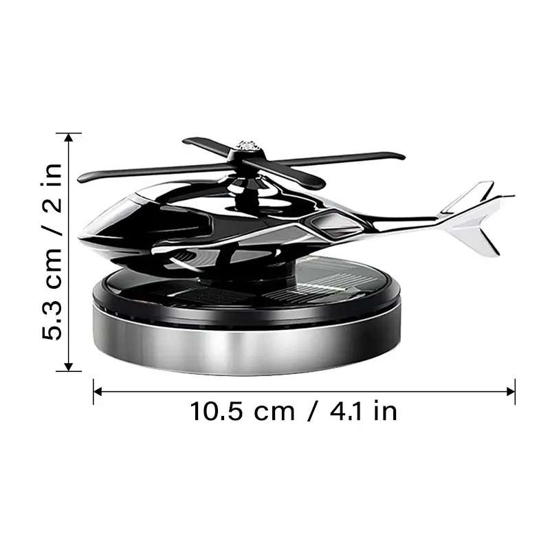 Solar Helicopter Car Air Freshener