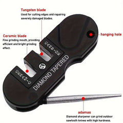 4-in-1 portable knife sharpening tool